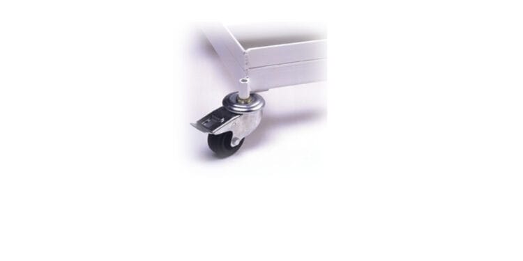 4 wheels with brakes for tiled parasol base