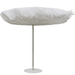 frou frou parasol in de wind - Sywawa verbluft designwereld in Milaan