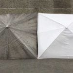 Sombrillas antes y después de la limpieza del mantenimiento de invierno de Symo