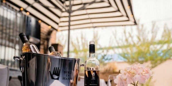 Bistrotheque, Londen - Sobrino parasol Symo