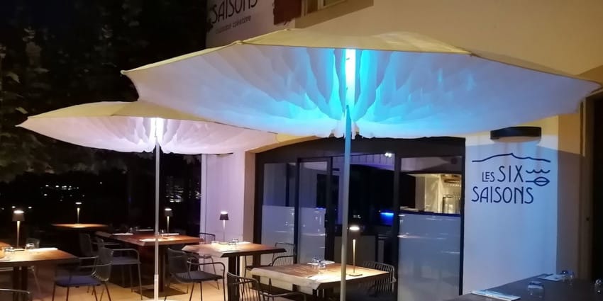 Les Six Saisons, Bidart - Paddo parasols